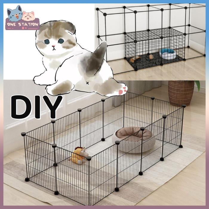Kandang Anjing / Kandang Kucing / Kandang Kucing Alumunium/Kandang Hamster Burung Pagar Besi DIY