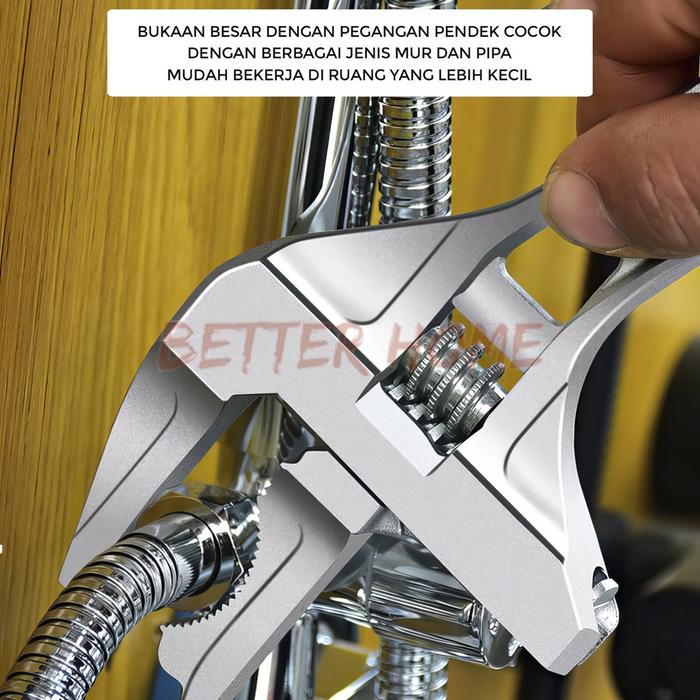 Kunci Inggris Universal 6-68MM/Kunci Ring Pas Universal Adjustable/Kunci Serbaguna Universal Wrench