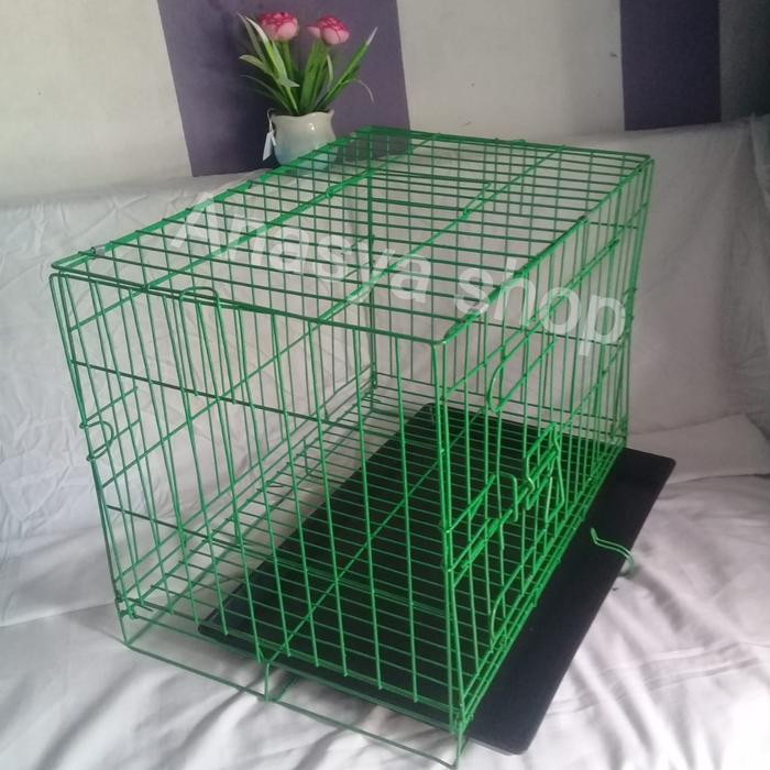 Kandang kucing murah/Kandang lipat/Kandang besi kawat berkualitas/ Kandang hewan peliharaan