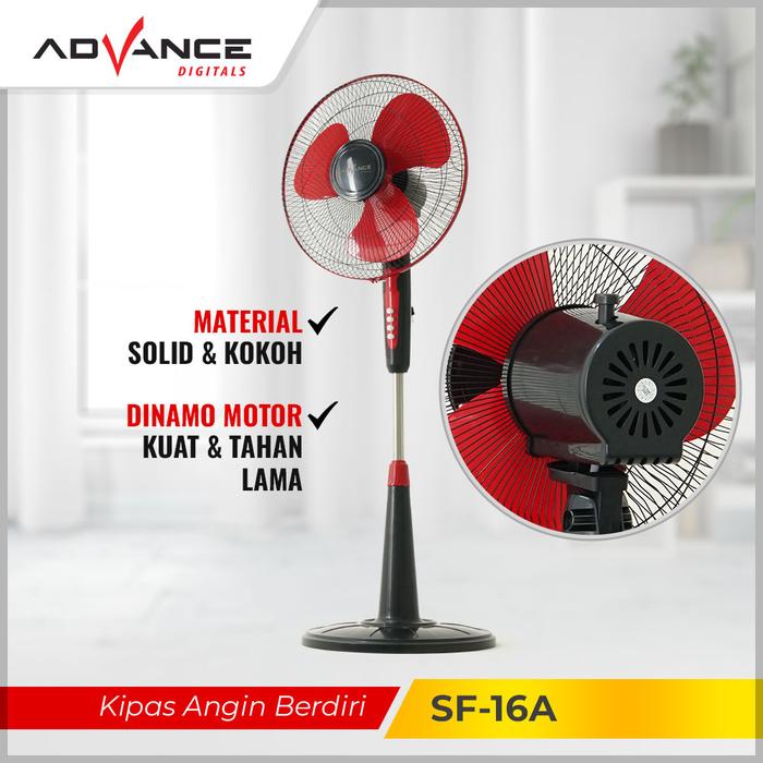 Kipas Angin Advance kipas angin 16 inch Fan murah  Multifungsi 3 in 1 kipas tornado SF-16A Dinding K