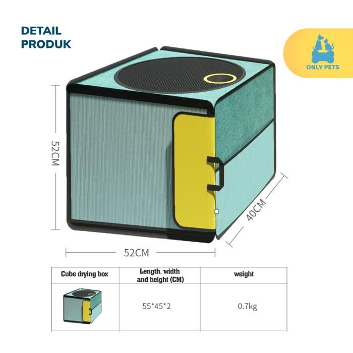 Box Pengering Hewan Lipat Portable Drying box Anjing Kucing