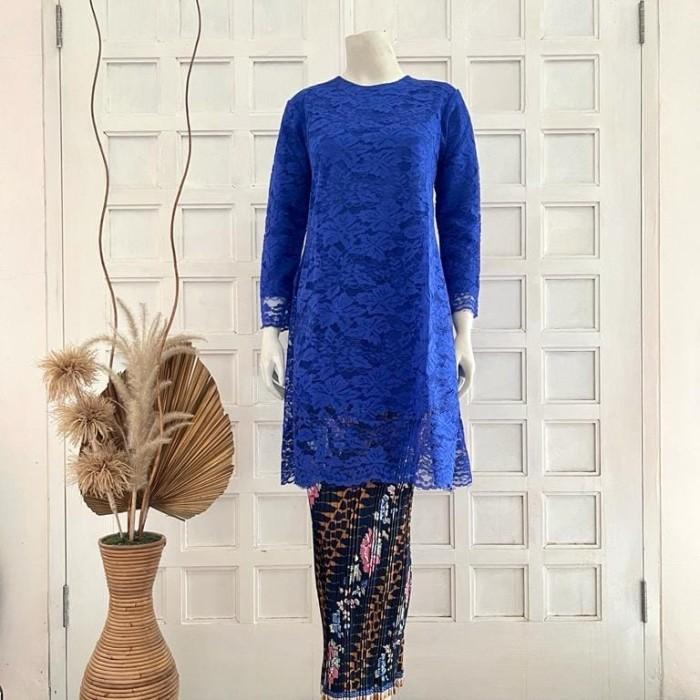 Spesial Produk Pilihan Set Kebaya Tunik Brokat Jumbo Warna Tosca /Kebaya Kondangan Modern Pasti Suka