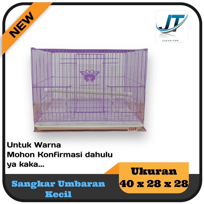 Kandang Umbaran Burung  Kecil Sangkar Kucing Kelinci P 40 X 28 X T 28 cm