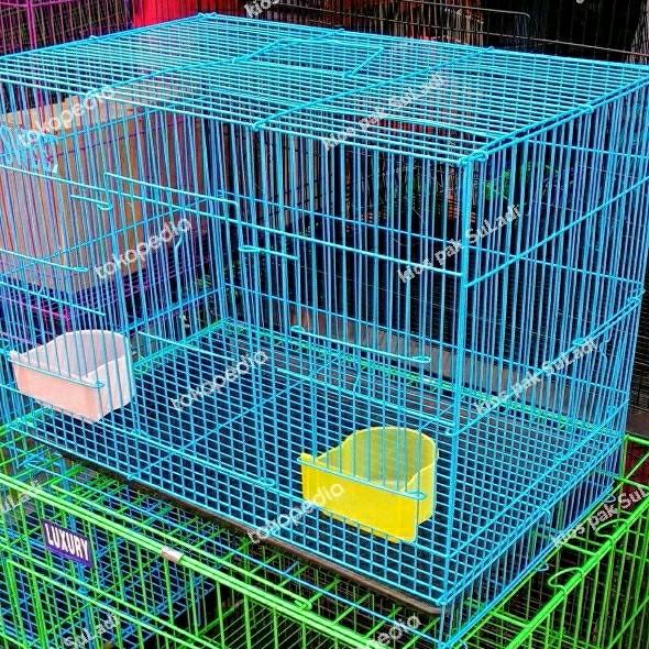 KANDANG LIPAT BESI KUCING BURUNG LOVEBIRD KELINCI HAMSTER AYAM MUSANG - MAHANA SHOP