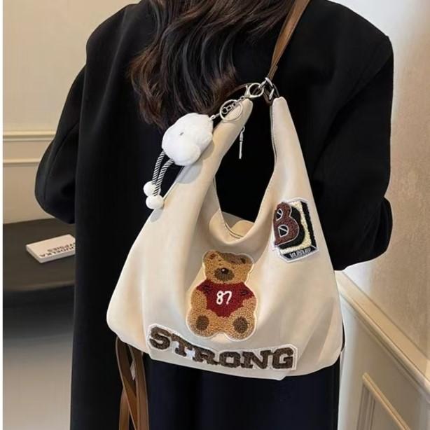 LX LX143959 tas selempang bludru wanita terbaru free gantungan LX