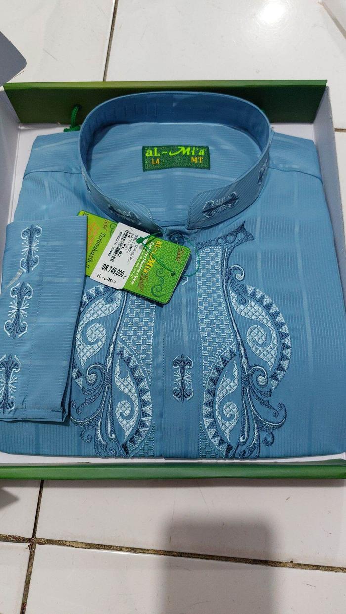 Super Hot!, 8L 7L 5L 4L Baju Koko Almia Mt Lengan Panjang Jumbo/ Baju Koko Lengan Panjang Almia Mt J