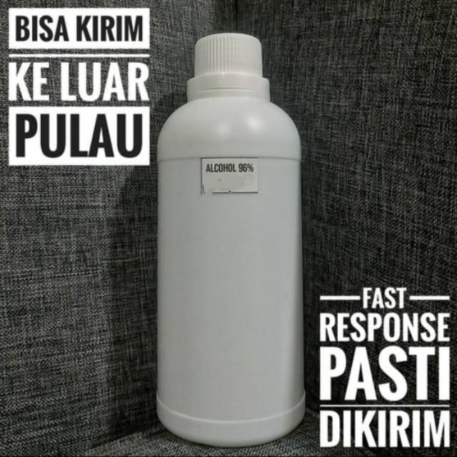 ModeTren77- Antiseptik dan desinfektan Etanol 96% 1L ( bisa buat semprot
