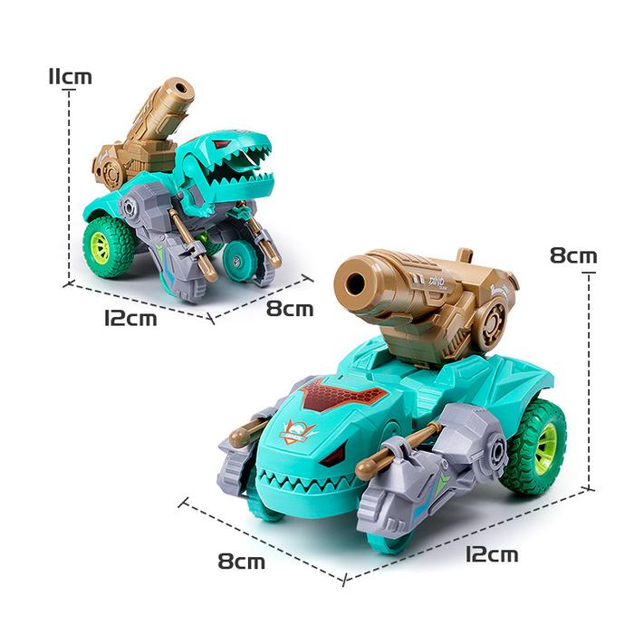 FUNToy Dinosaur Deformasi Mainan Anak Mobil  Mainan Dinosaurus Besar / Mainan Hewan Mitologi / Dinos