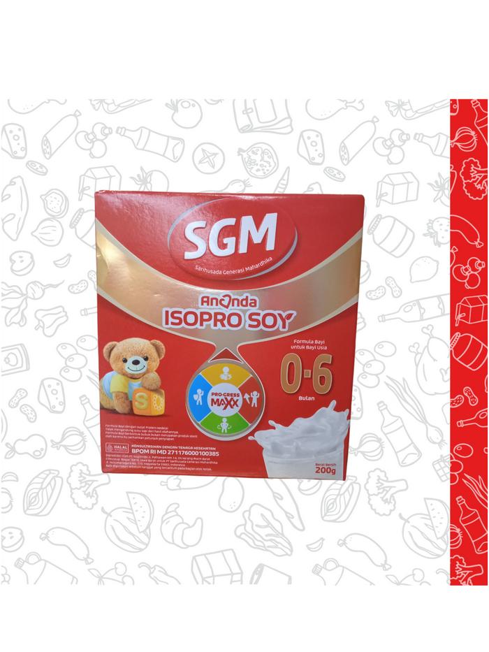 SGM ANANDA SOYA 0-6 200 / SUSU PERTUMBUHAN