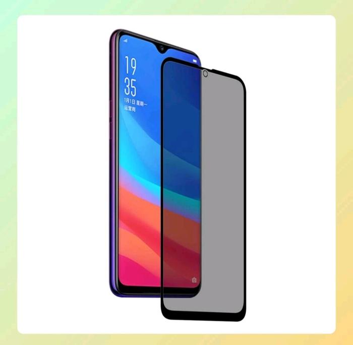 Tempered Glass Full Kaca Anti Spy For VIVO Y02 Y02S Y12 Y12i Y12S Y15 Y15S Y16