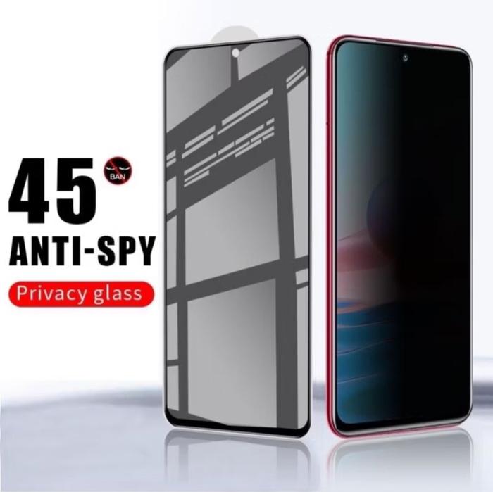 Tempered Glass Anti Spy Full Oppo A59 2016 Oppo A59 2023 Oppo A60 2024 Reno 11F Oppo A1 2023 Oppo A2