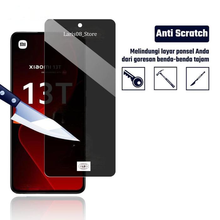 Tempered Glass Anti Spy Xiaomi Mi 13T 13T Pro 12T 12T Pro 8 Lite 9 9 Pro 9 Lite 9T 9T Pro 9x 10i 10 
