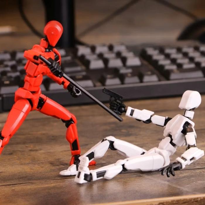 Dummy 13 Action Figure Mainan Pergeseran Bentuk Multi Sendi 3D
