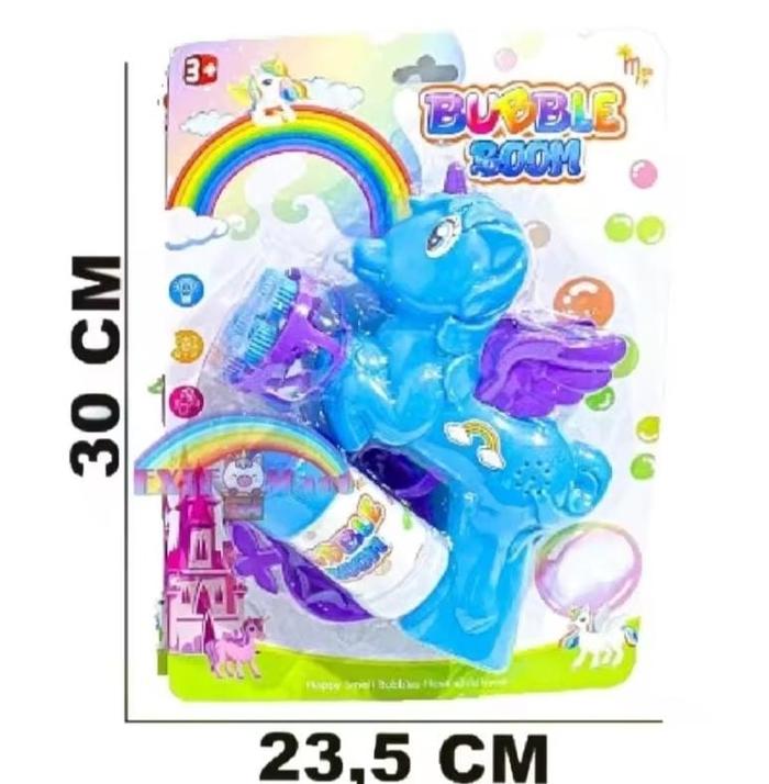 MAINAN ANAK GELEMBUNG KUDA PONY / MAINAN BUBBLE KUDA PONY GELEMBUNG / MAINAN BUBBLE GUN UNICORN