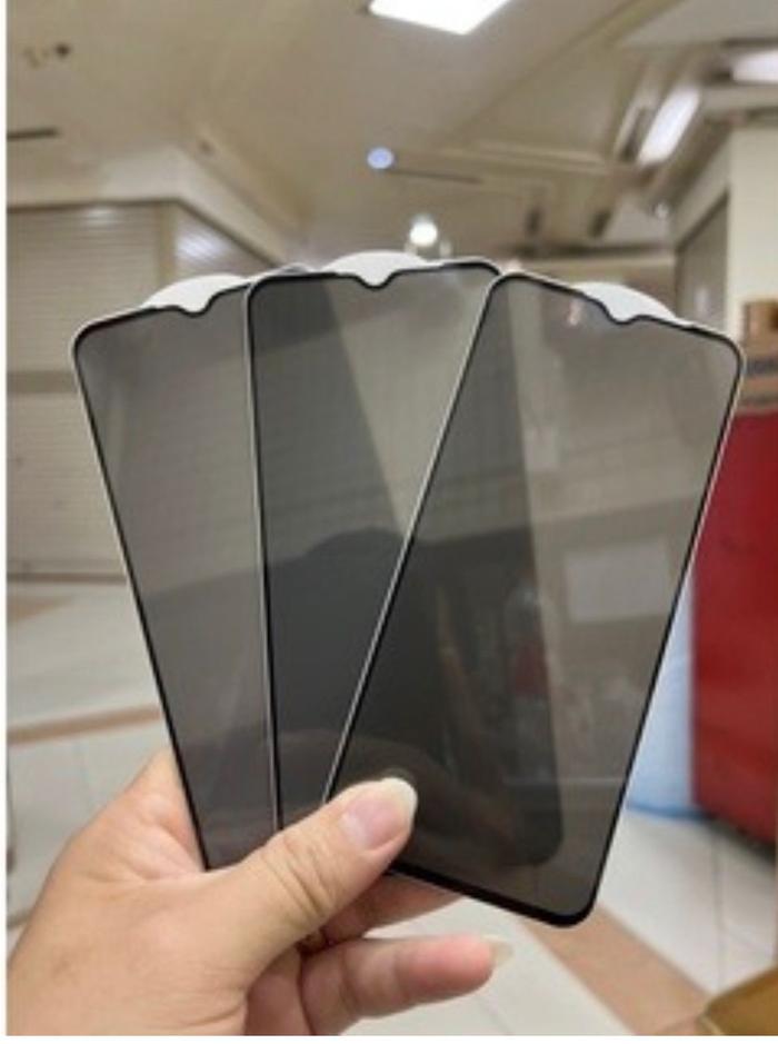 TEMPERED GLASS ANTI SPY PRIVACY  KACA HITAM FULL COVER INFINIX GT 10PRO / GT 20PRO / ZERO 5G / ZERO 