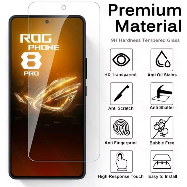 TEMPERED GLASS ASUS ROG PHONE 6 / ROG PHONE 6 PRO / ROG PHONE 7 / ROG PHONE 7 ULTIMATE / ROG PHONE 8