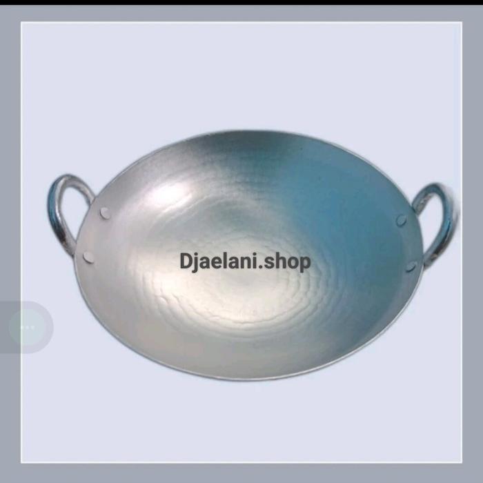 wajan kuali alumunium tebal 28cm original anti lengket anti karat khas garut