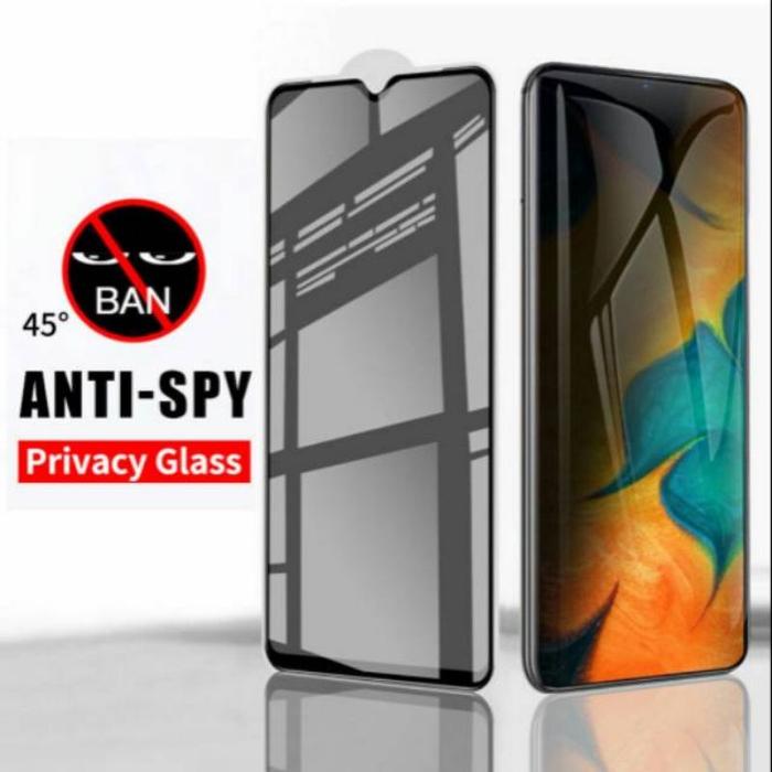 Tempered glass Anti spy Anti intip Full layar Xiaomi Poco C40 Poco X3 nfc Poco X3 pro Poco M3 Poco