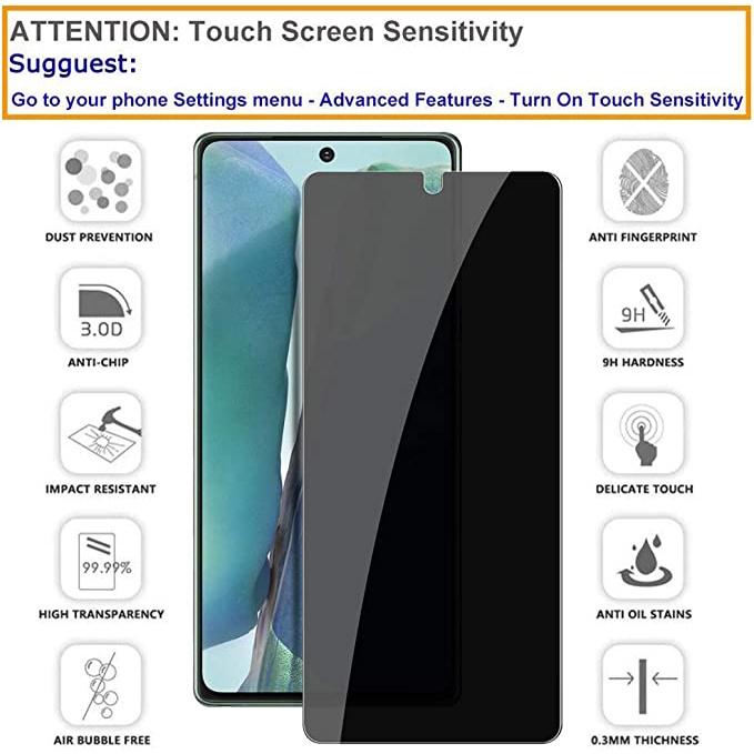 Tempered Glass Black 9H Anti Spy Privacy Full Covered Xiaomi Poco C75  F6 F5 5G POCO M6 M6Pro M5 M5s