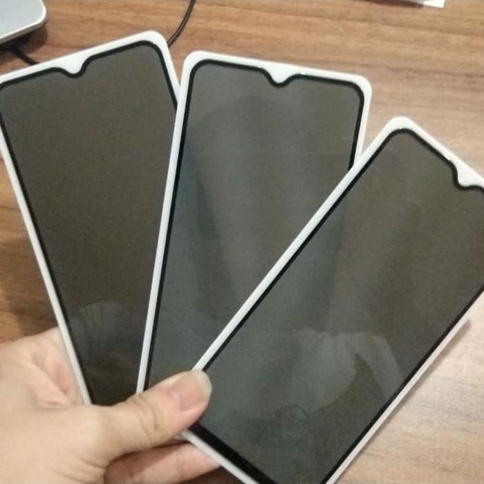 TEMPERED GLASS ANTI SPY PRIVACY KACA HITAM FULL COVER OPPO A60 A17 A17K A18 A52020 A92020 A31 A57 A7