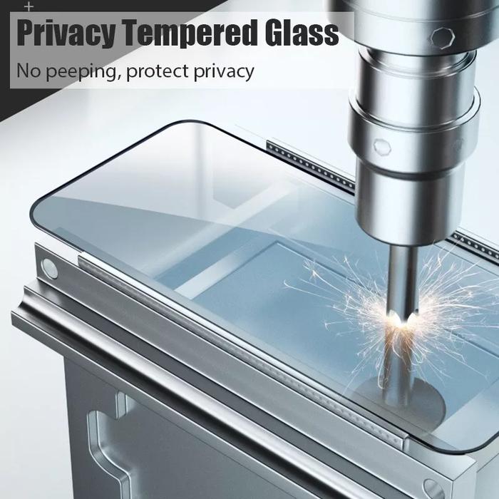Tempered glass anti spy full screen OPPO A3 A3X