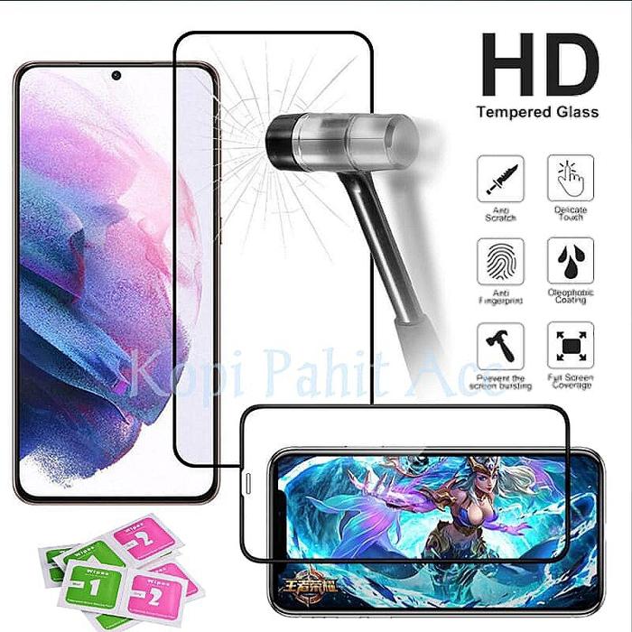 Antigores Infinix Hot 11 Hot 11S Hot 11 Play Hot 12 Hot 12i Hot 12 Play Tempered Glass Bening Full L