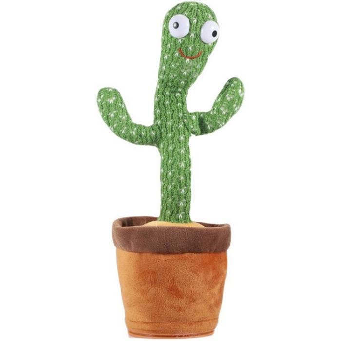 BF-M179 Mainan Kaktus Bergoyang Dancing Cactus Boneka Kaktus Goyang dan Bicara Kaktus Joget Ngomong