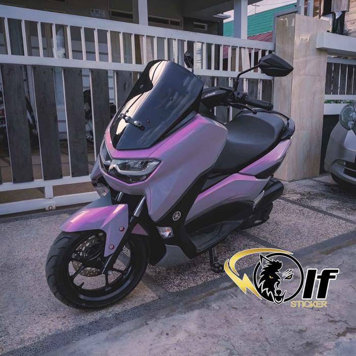 Skotlet motor abu abu lembayung abu abu candy glossy volcano grey magic candy lebar 50cm