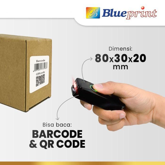 Blueprint USB Bluetooth Portable Bare Scanner 2D BP-SP200