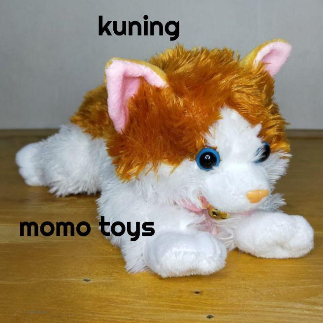 boneka kucing krincing bulu halus
