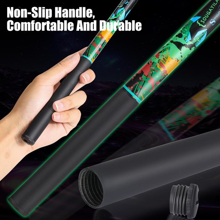 Sougayilang Tongkat Pancing Joran Pancing Portable Telescopic UL, Tongkat Pancing 2.7M 3.6M 4.5M 5.4