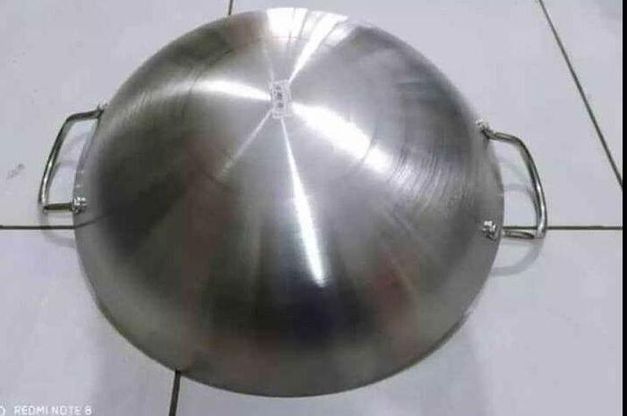 Wajan Stainles Anti lengket dan anti gores Wajan Golden Flying fish Ukuran 38 cm