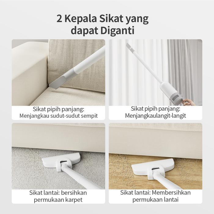 Simplus Vacuum Cleaner Penyedot debu 13000Pa Vacuum Cleaner 3in1 Daya Hisap Tinggi Garansi Resmi 1 t