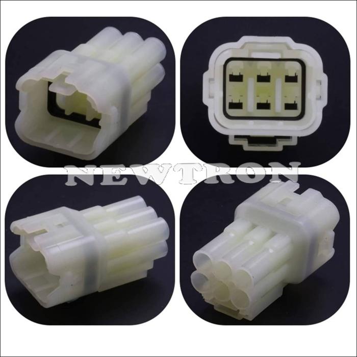 SOKET DLC KTM 6 PIN DLC RESET SOKET DLC SHORT CONNECTOR DLC ECM SET SKUN DAN KARET SEAL