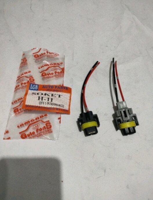 SOKET LAMPU H-11, HARGA PER 1 PCS