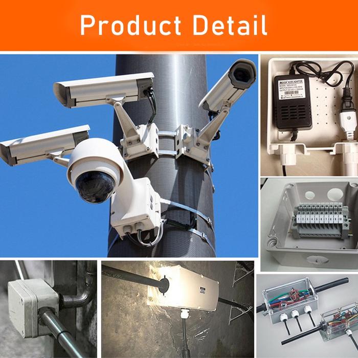 Box Panel Listrik IP65 Waterproof Outdoor ABS Kotak Panel Listrik Box Terminal