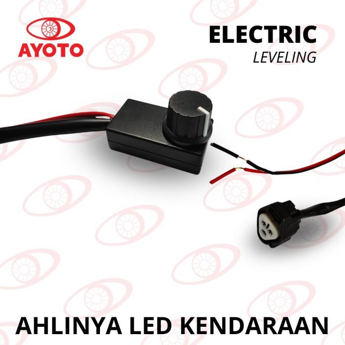ELEKTRIK AUTO LEVELING AYOTO FULL SET DINAMO MESIN SOKET PIVOT & SAKLAR LEVELING UNIVERSAL LAMPU BIL