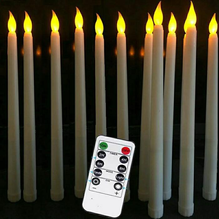 Lilin LED / Lilin Elektrik Panjang / Lilin Elektrik Unik / lilin tinggi remot remote