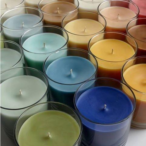 REFILL LILIN GELAS SLOKI 60 GR ANEKA WARNA (HANYA LILIN TANPA GELAS)