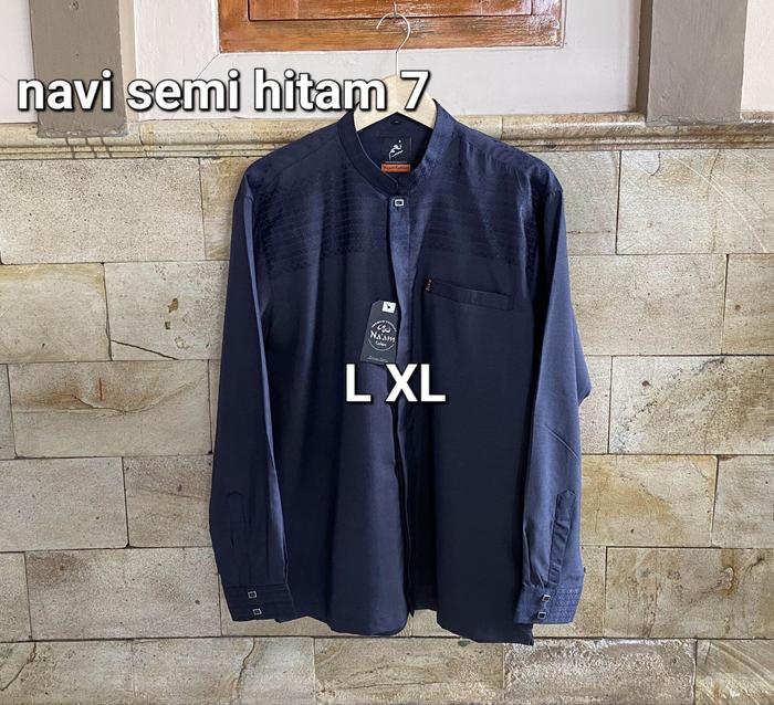Jual, Kemko Erkape Bahan Katun Lokal Terbaru Adem Kombinasi Keren Model Rabbani Koko Kurta Pendek Be