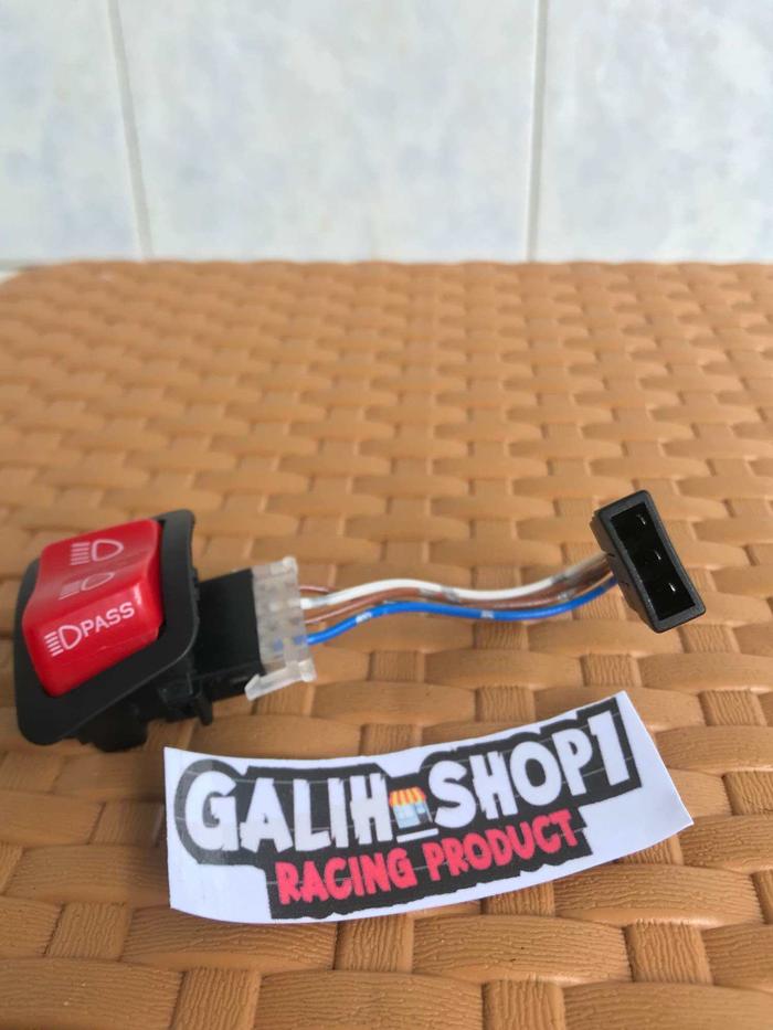SAKLAR PASS BEAM CONVERT 3 PIN SOCKET PNP BEAT SCOOPY VARIO