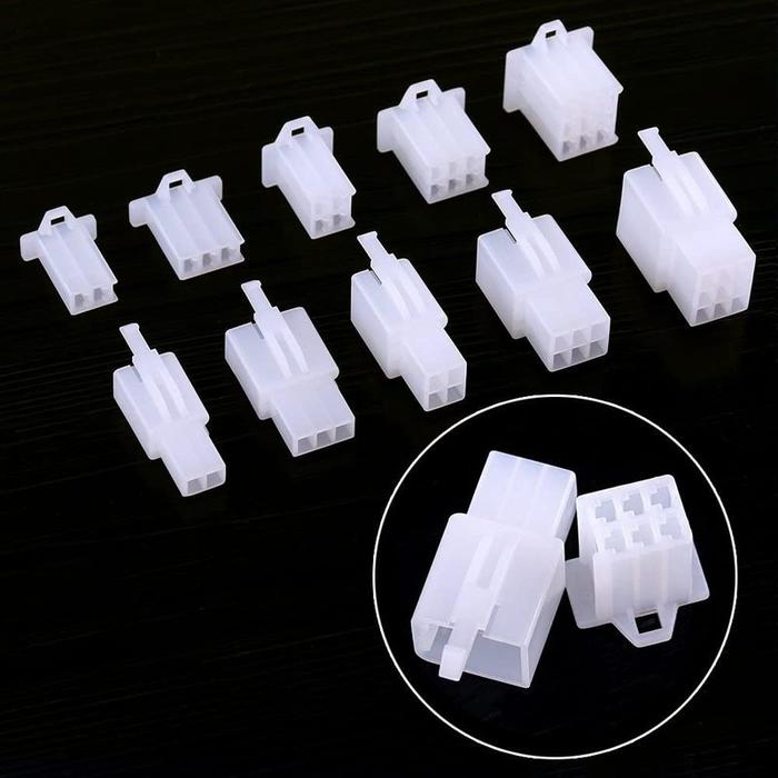 700PCS Soket Kabel Motor Mobil 2-9P Socket Soket Terminal Kuningan Kabel Listrik Otomotif Konektor K