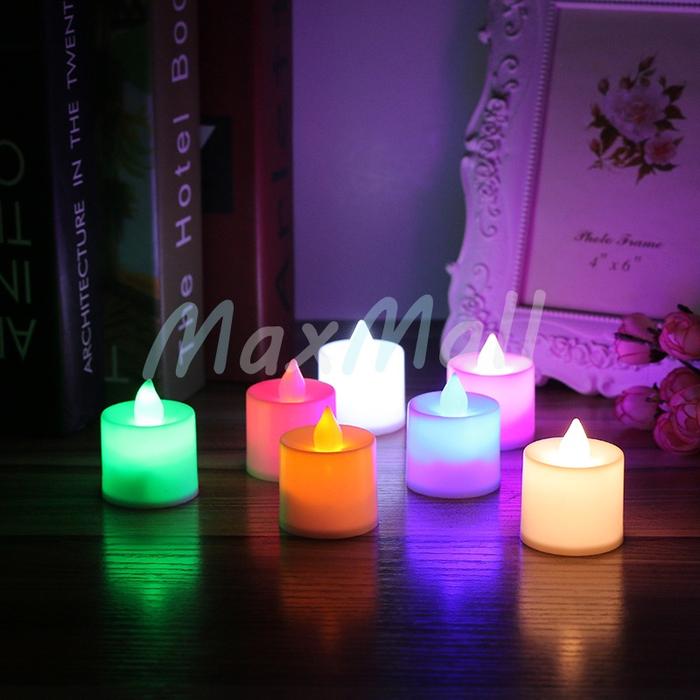 Lampu Lilin LED Mini Lampu Tidur Portable Hias Lampu Baterai LED Lilin Elektrik Lilin Mini Elektrik