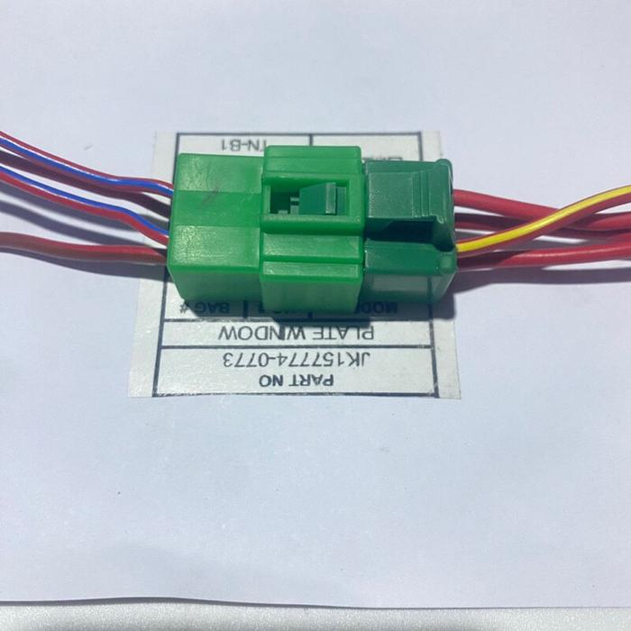 Soket pin 4 besar kabel HVS anti panas soket 1 pasang kiprok kabel 4