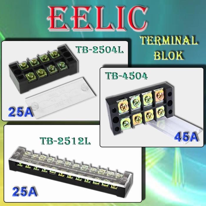 EELIC TAL-B4P Terminal Kabel Ada piliha type 25A 45A 60A 100A 200A Terminal Blok 4 Pin 600V