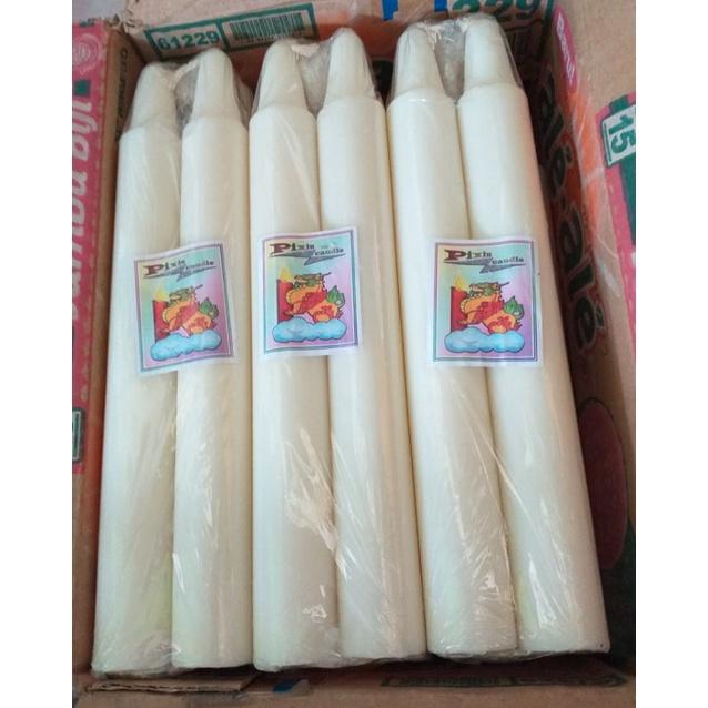 Lilin putih/lilin mati lampu 2 btg