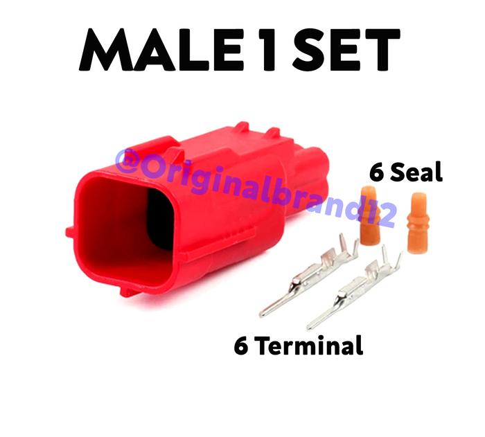 Soket DLC EURO 5 Honda Yamaha 6 pin 1 Set