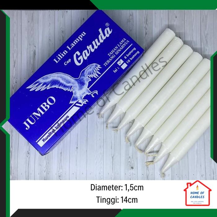 Lilin Mati Lampu | Lilin Batang | Lilin Penerangan | Lilin Natal | Lilin Putih | Lilin Garuda Jumbo