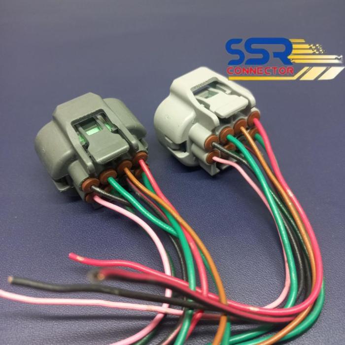 SOCKET SOKET KABEL HEADLAMP LAMPU DEPAN PIN 8 LED TOYOTA INNOVA VENTURER FORTUNER VRZ GR SRZ