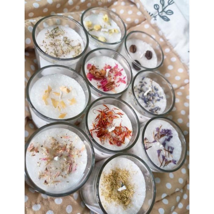 TERMURAH Lilin Aromaterapi Lilin Wangi Aromaterapy Lilin Kado Ultah Souvenir Gelas